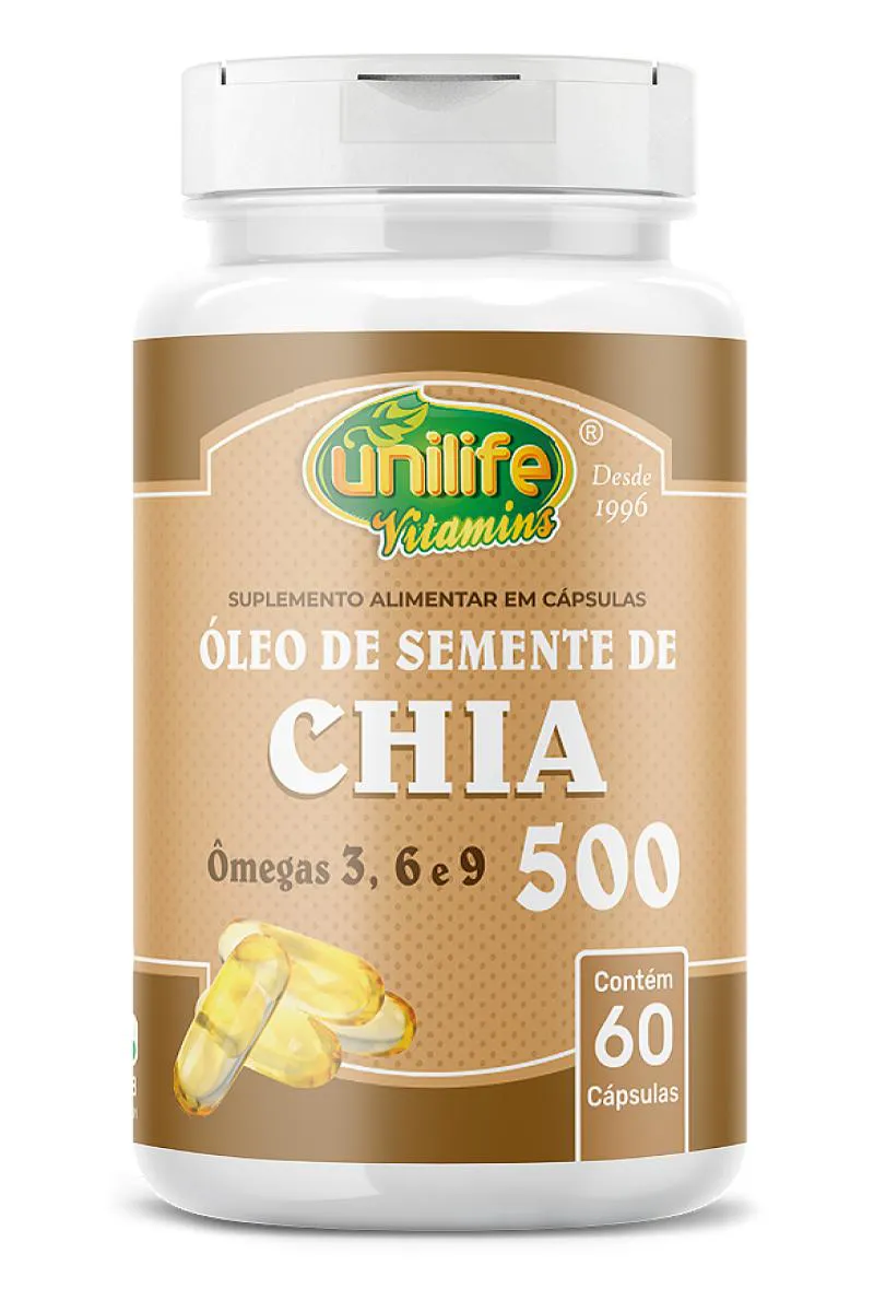 ÓLEO DE SEMENTE DE CHIA - 60 CáPS