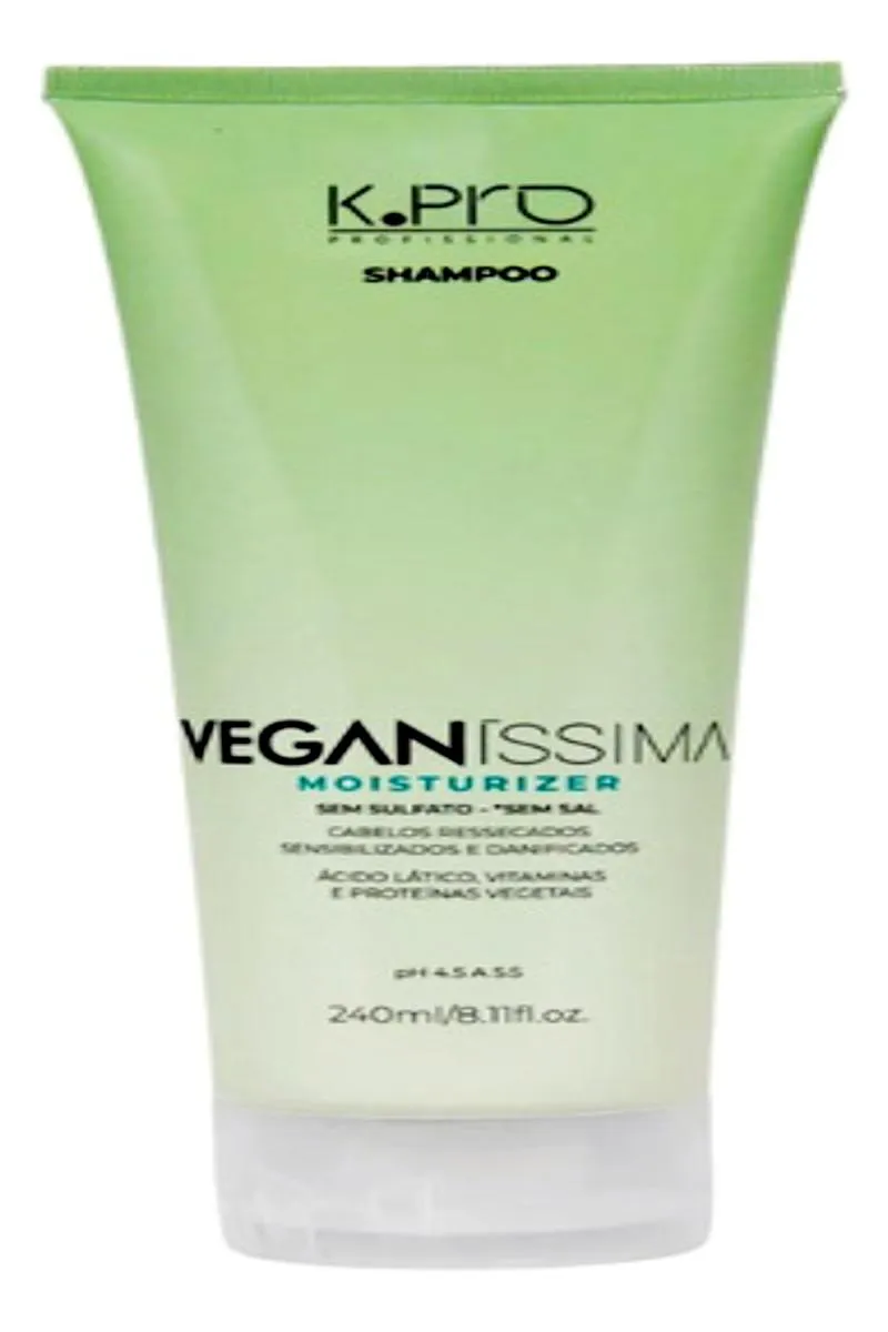 K.PRO SHAMPOO VEGANíSSIMA MOISTURIZER SEL SAL E SULFATO240ML