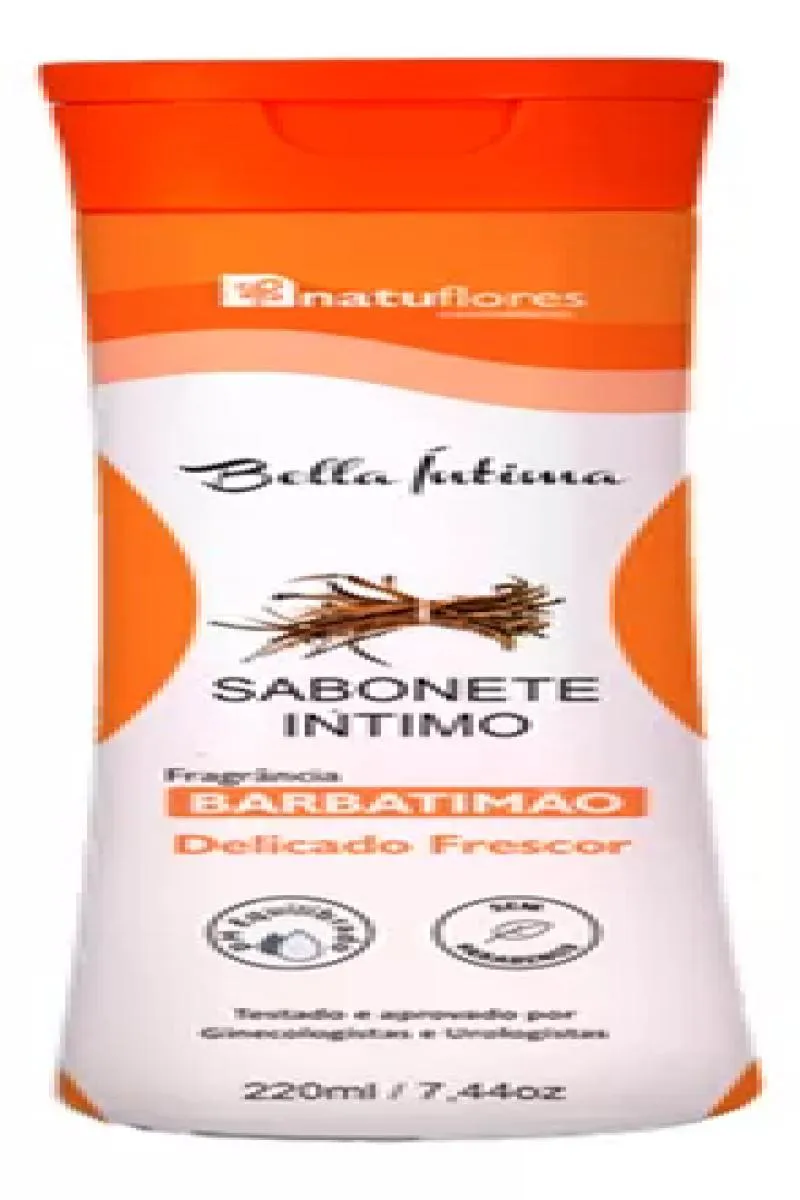 NATUFLORES SABONETE INTIMO BELLA INTIMA CUIDA DE VOCê 220ML BARBA TIMãO