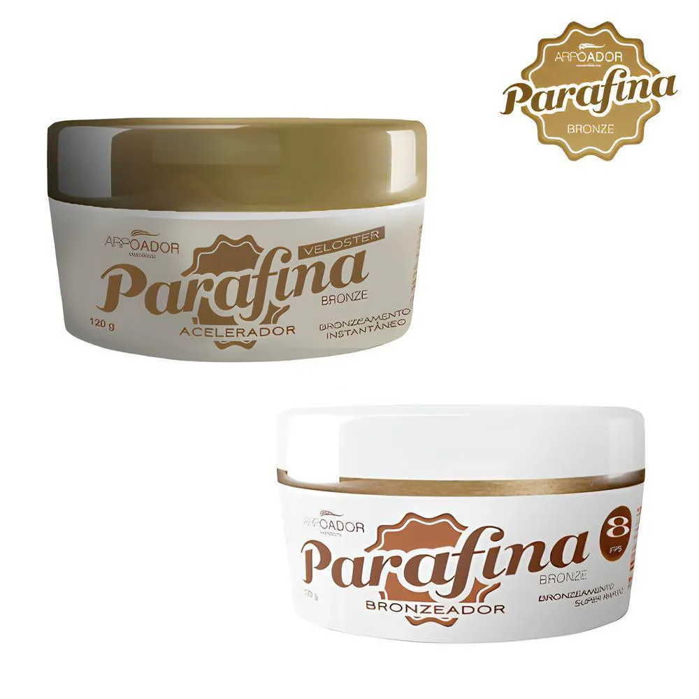 KIT PARAFINA BRONZE FPS 8 ARPOADOR + PARAFINA VELOSTER 120G