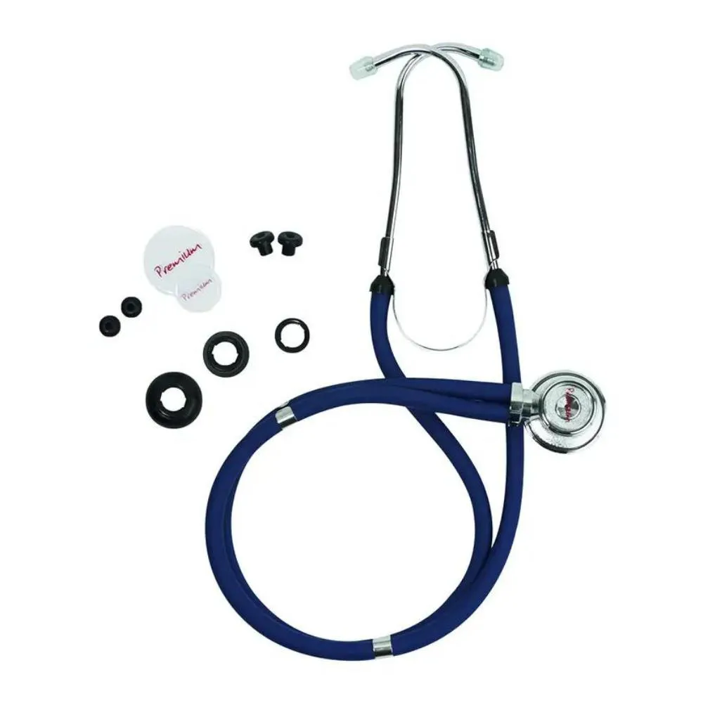 ESTETOSCóPIO COM 5 AUSCULTADORES RAPPAPORT CORES PREMIUM Azul