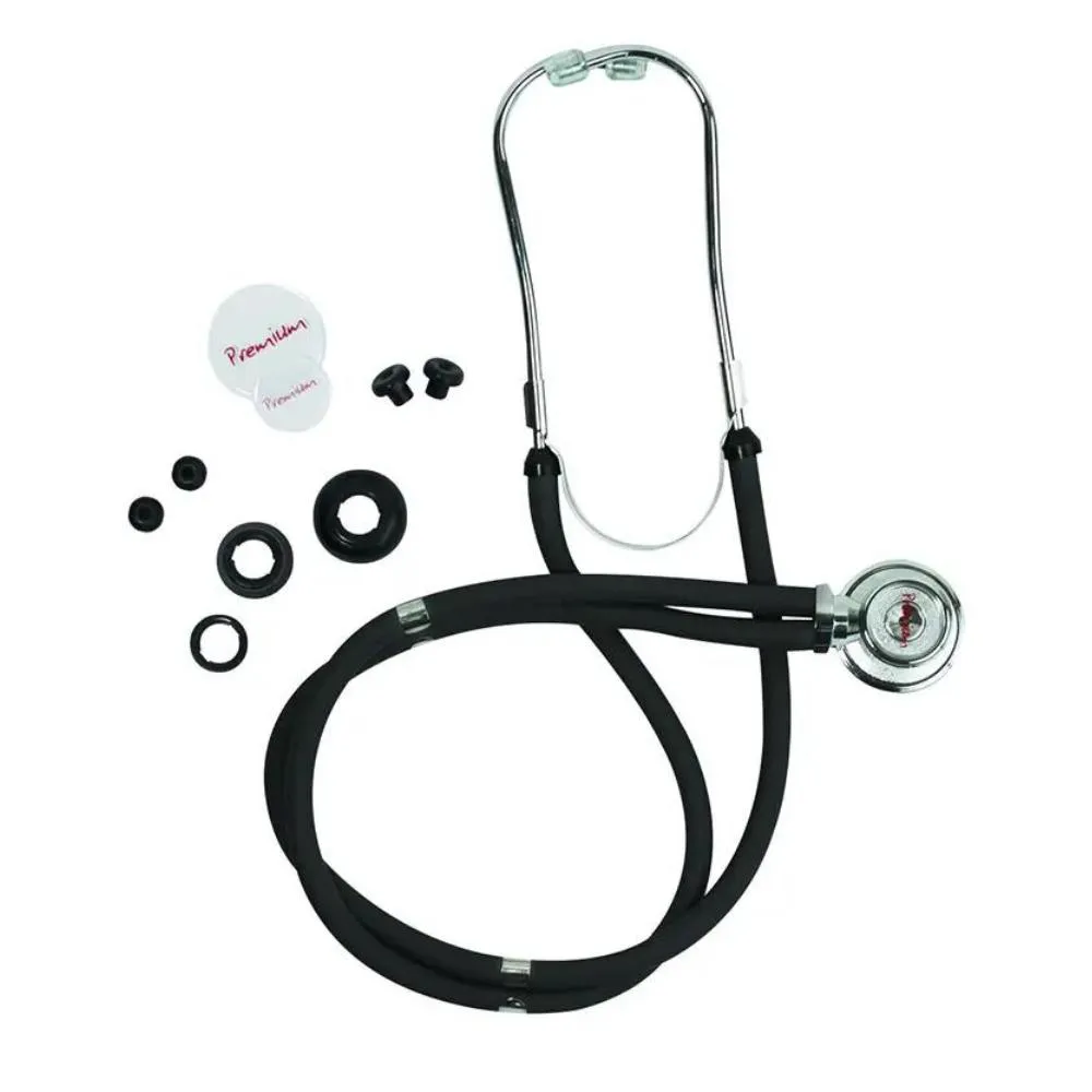ESTETOSCóPIO COM 5 AUSCULTADORES RAPPAPORT CORES PREMIUM Preto