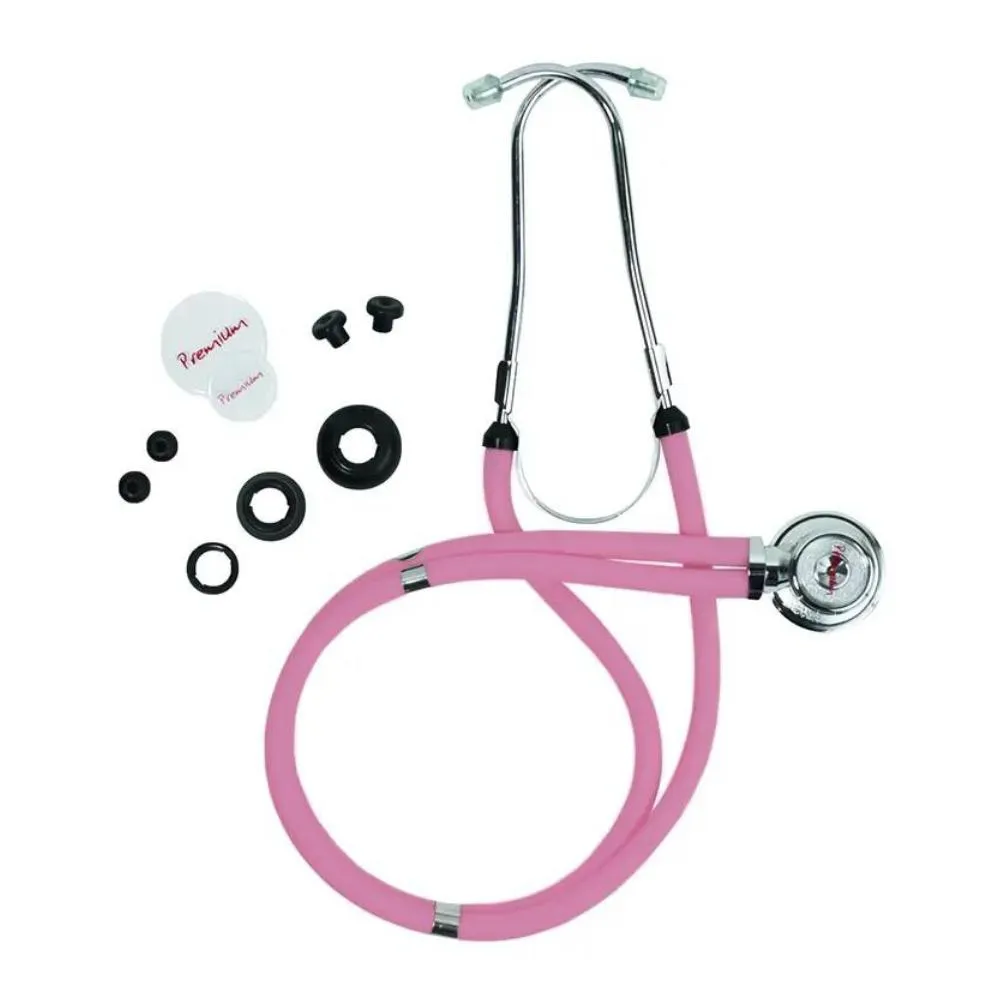 ESTETOSCóPIO COM 5 AUSCULTADORES RAPPAPORT CORES PREMIUM Rosa