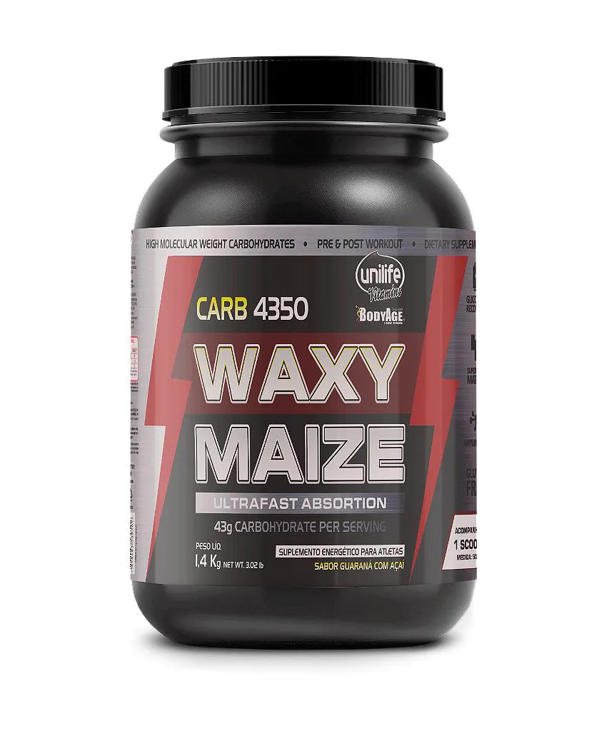 WAXY MAIZE - CARBOHYDRATE - SABOR GUARANá COM AçAí 1,4 KG