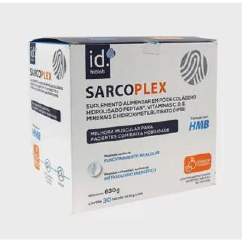 SARCOPLEX 30 SACHES  21GRS SABOR TANGERINA