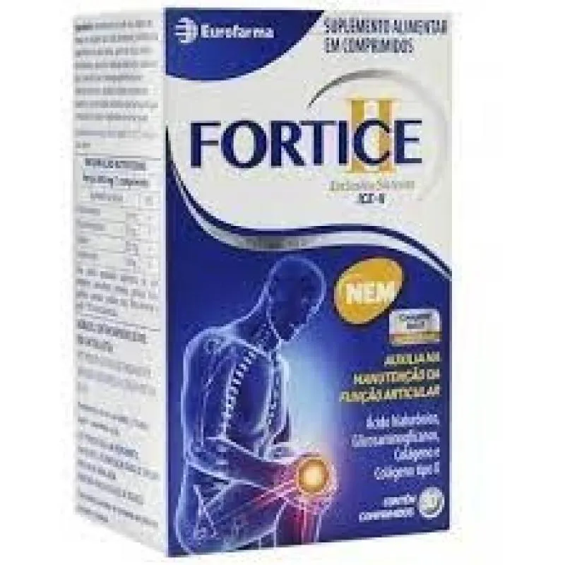 FORTICE COLáGENO TIPO II COM 30 COMPRIMIDOS