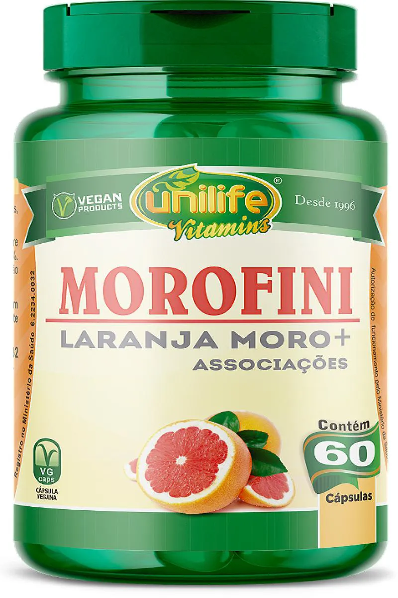MOROFINI - MOROSIL - LARANJA MORO + ASSOCIAçõES - 60 CáPS