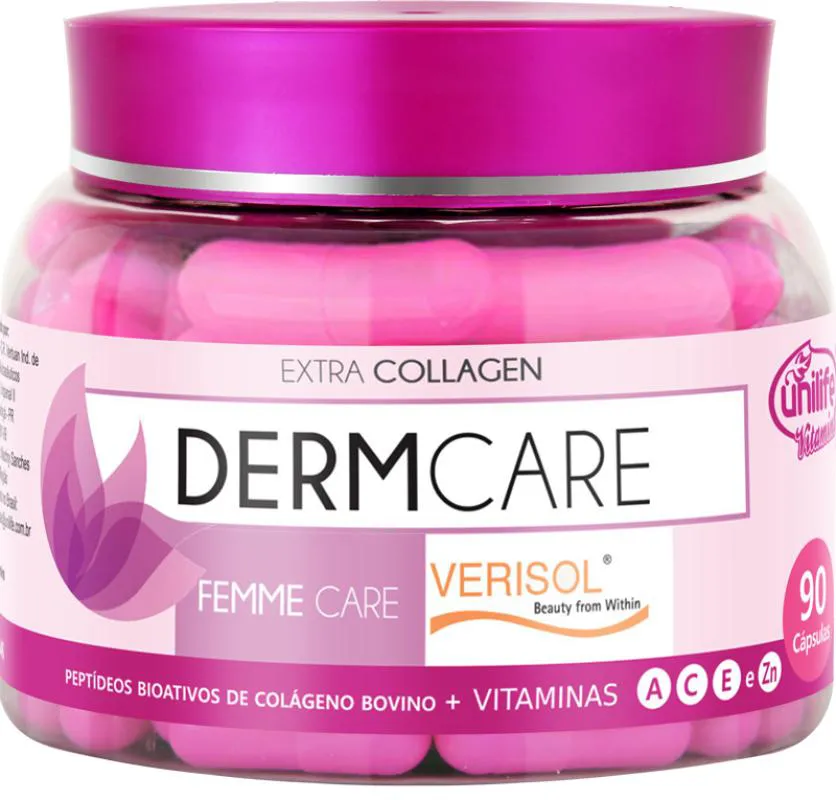 COLáGENO DERMCARE - VERISOL BOVINO 90 CáPS - FEMME CARE