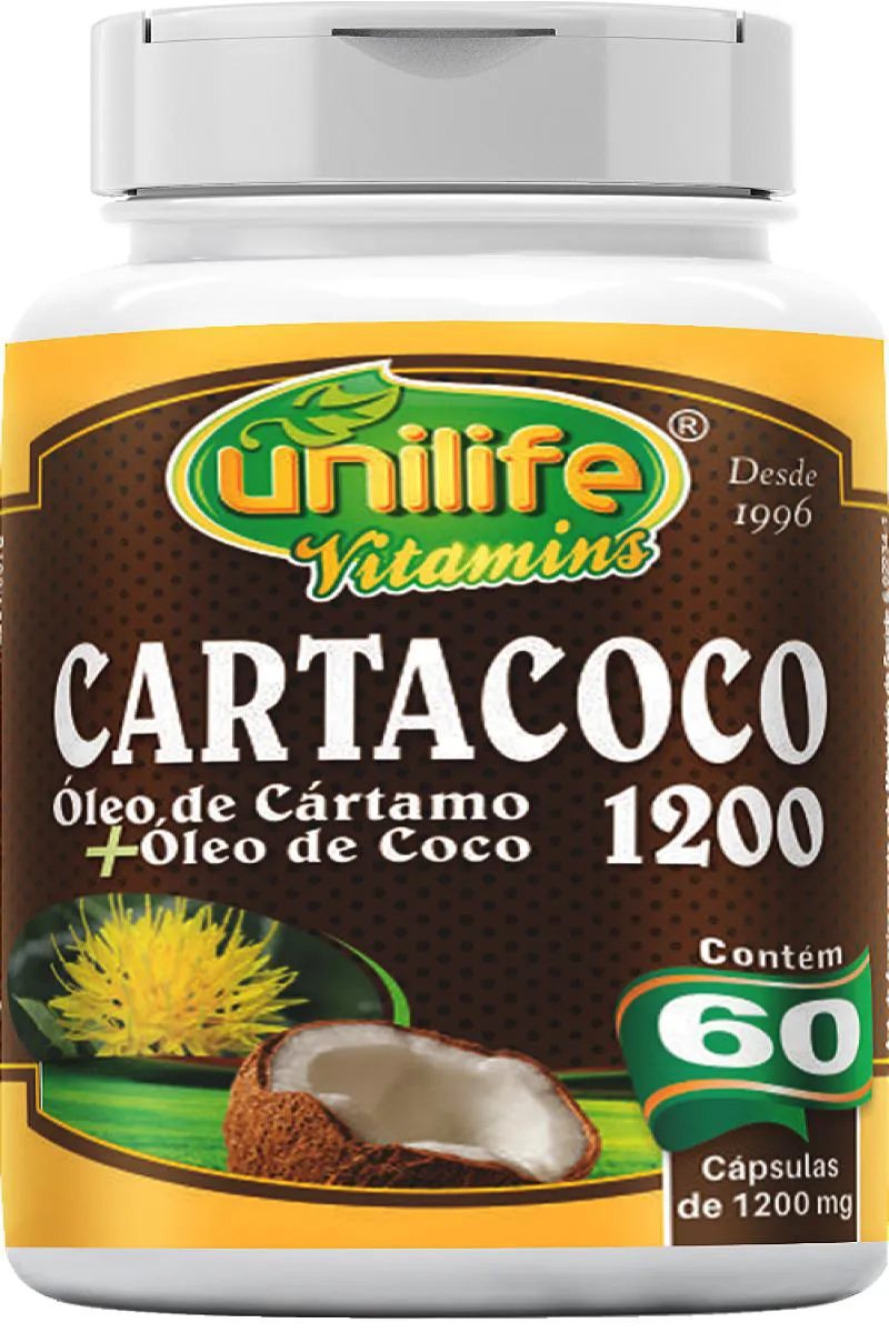 CARTACOCO - ÓLEO DE CáRTAMO + ÓLEO DE COCO - 60 CáPS
