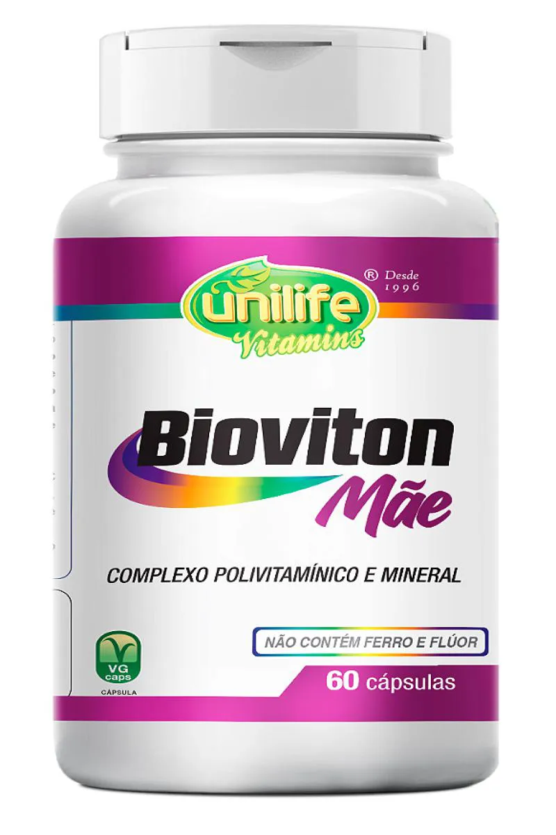 BIOVITON VITA MAMÃE - COMPLEXO POLIVIT. E MINERAL - 60 CáPS