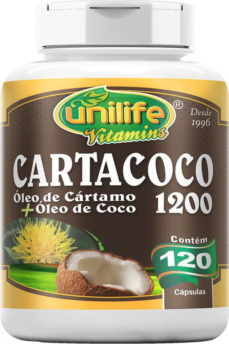 CARTACOCO - ÓLEO DE CáRTAMO + ÓLEO DE COCO - 120 CáPS