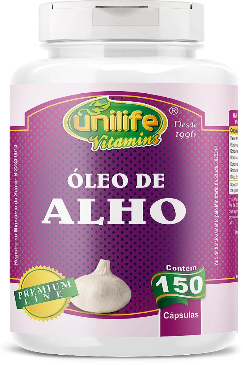 ÓLEO DE ALHO - 150 CáPS