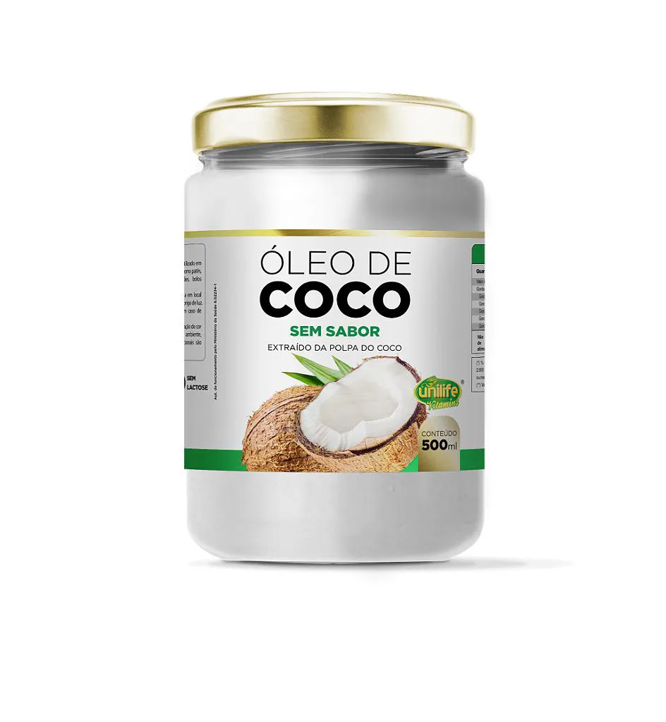 ÓLEO DE COCO - SEM SABOR 500 ML