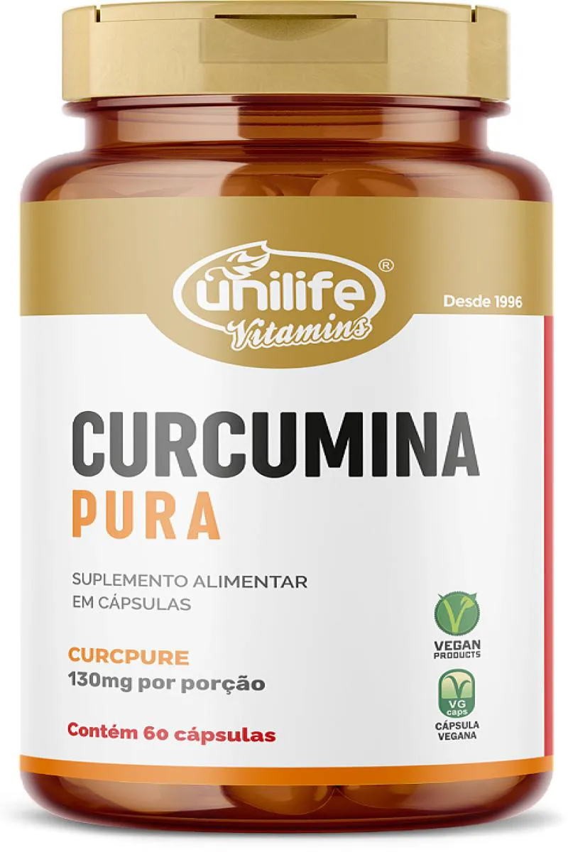 CURCUMINA PURA- 60 CáPS   450 MG