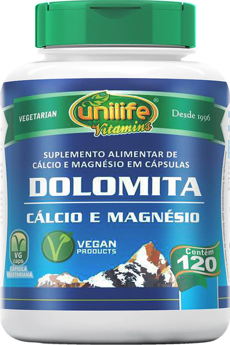 DOLOMITA - CáLCIO E MAGNéSIO - 120 CáPS