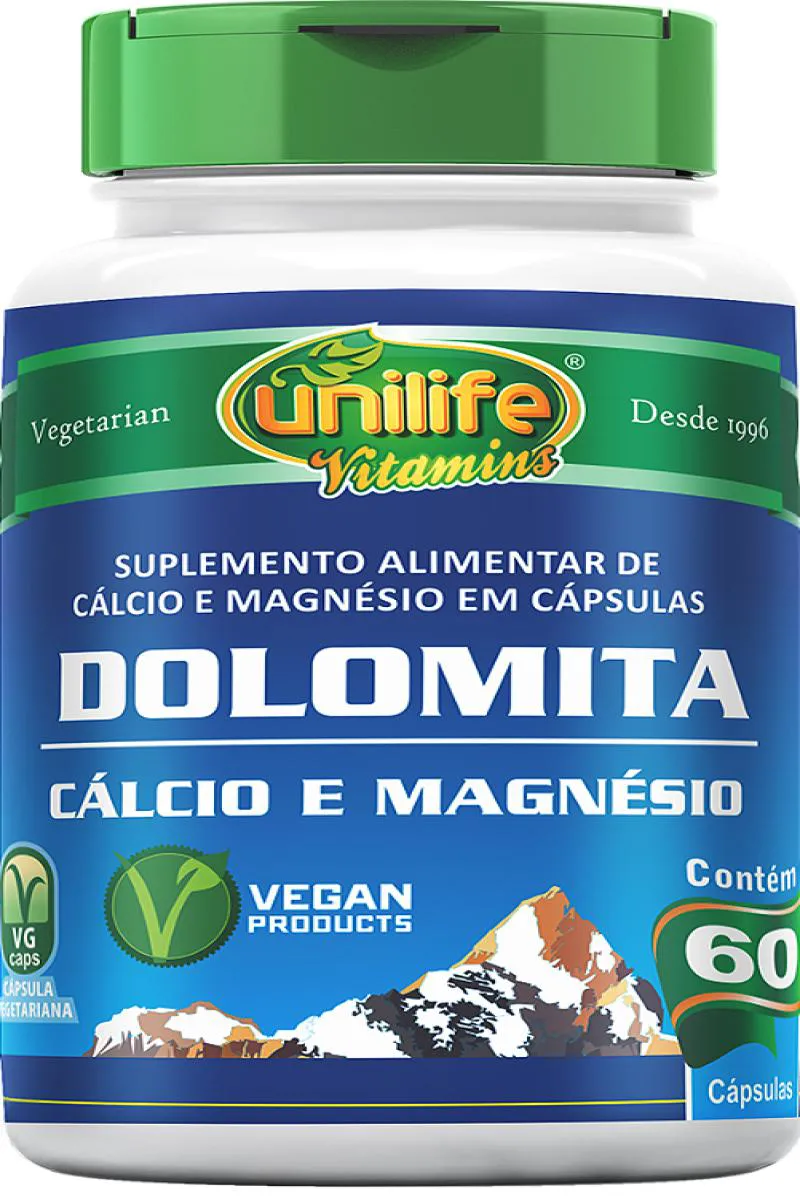 DOLOMITA - CáLCIO E MAGNéSIO - 60 CáPS
