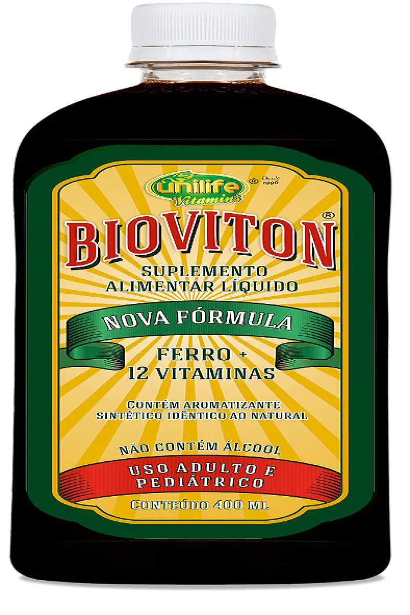 BIOVITON - COMPLEXO POLIVITAMíNICO E MINERAL LíQUIDO 400 ML