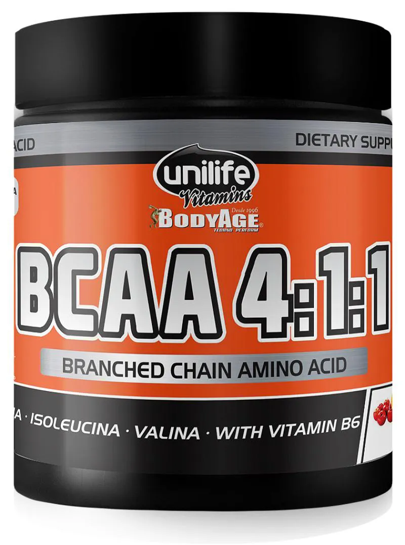 BCAA EM Pó - 4:1:1 - SABOR LARANJA COM ACEROLA
