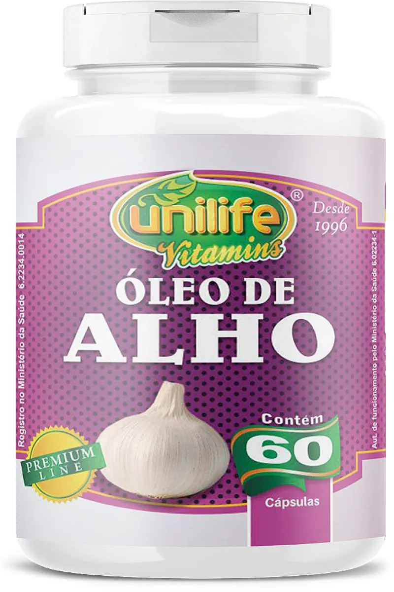 ÓLEO DE ALHO - 60 CáPS