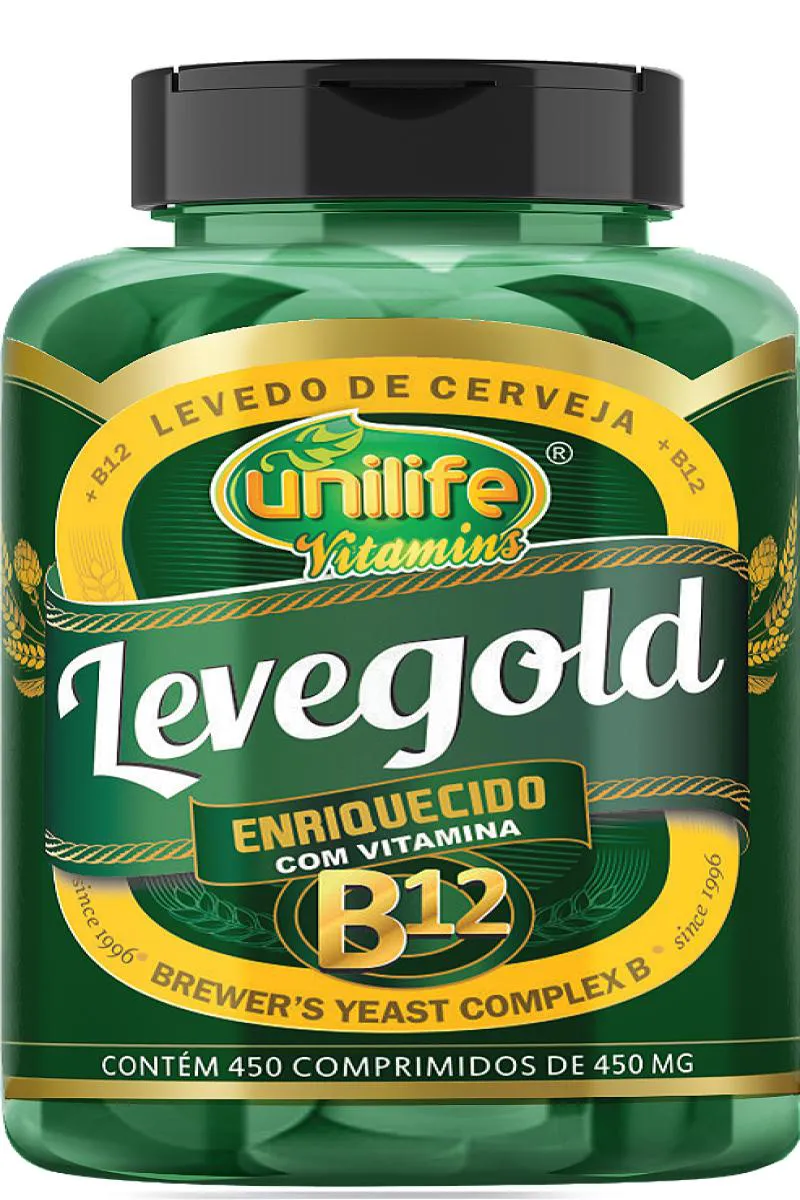 LEVEGOLD + VITAMINA B12 - 450 COMPRIMIDOS