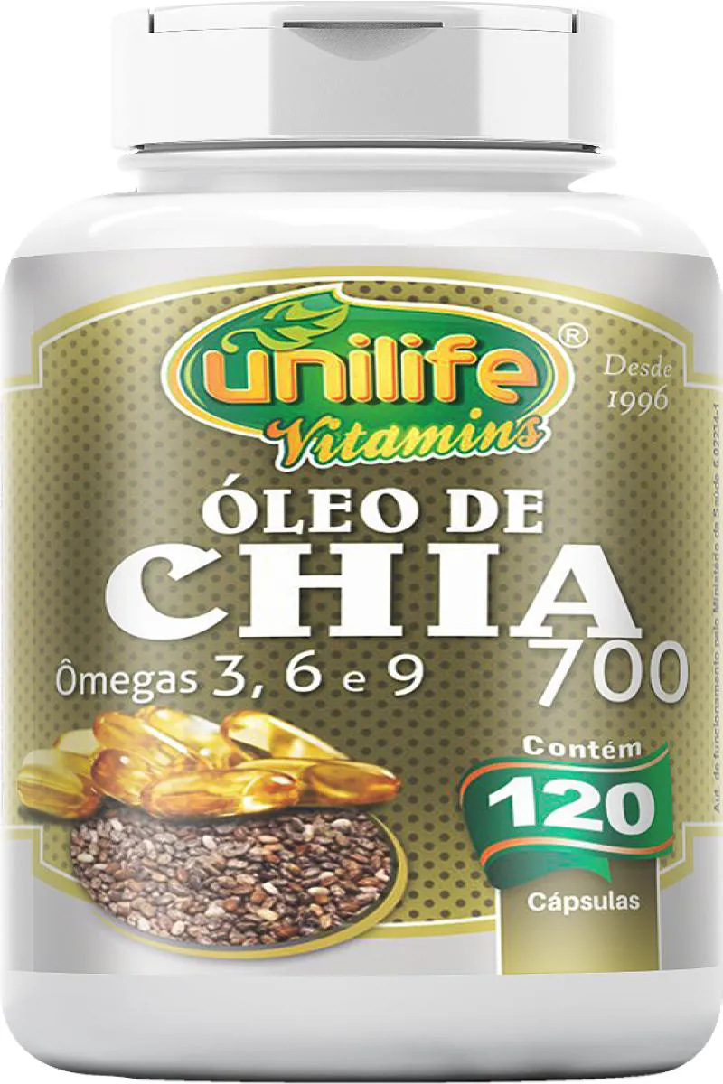 ÓLEO DE SEMENTE DE CHIA - 120 CáPS