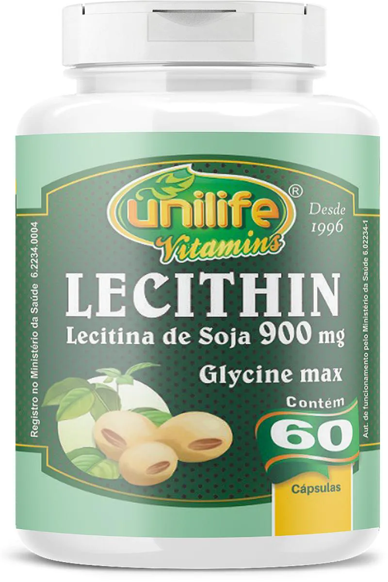 LECITHIN - LECITINA DE SOJA - 60 CáPS