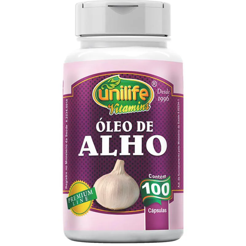 ÓLEO DE ALHO - 100 CáPS
