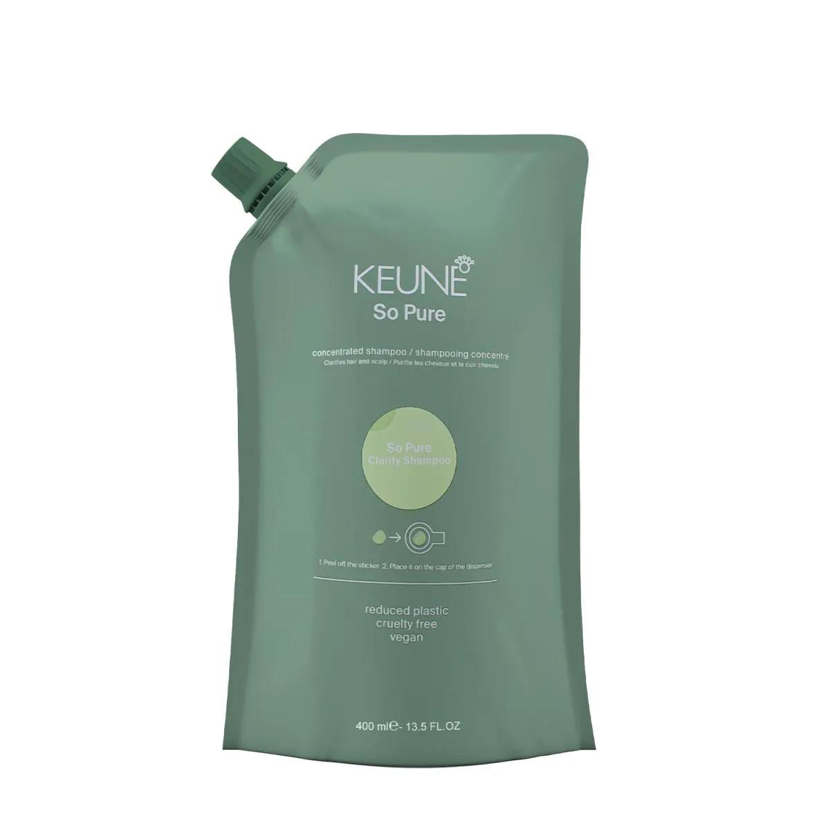 KEUNE SO PURE CLARIFY REFIL - SHAMPOO 400 ML