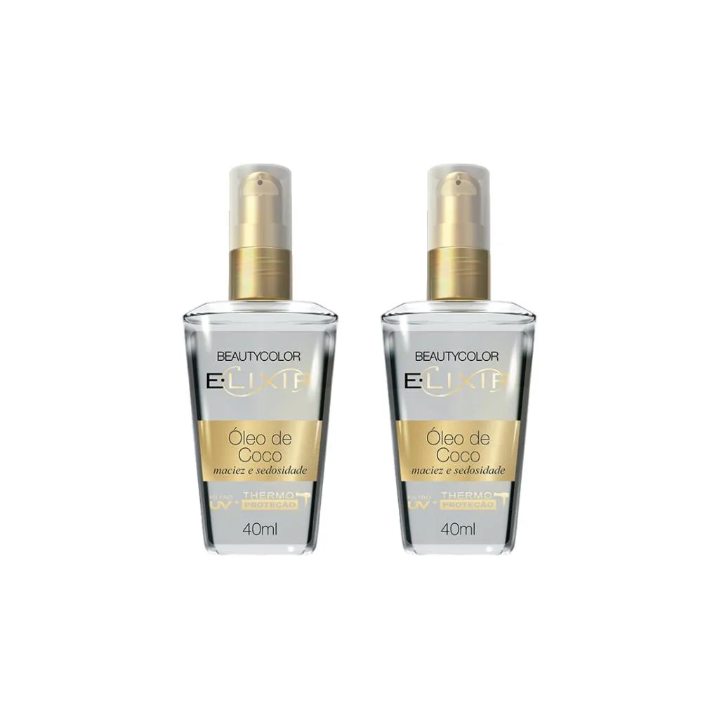 OLEO CAPILAR BEAUTY COLOR ELIXIR COCO 40ML-KIT C/2UN
