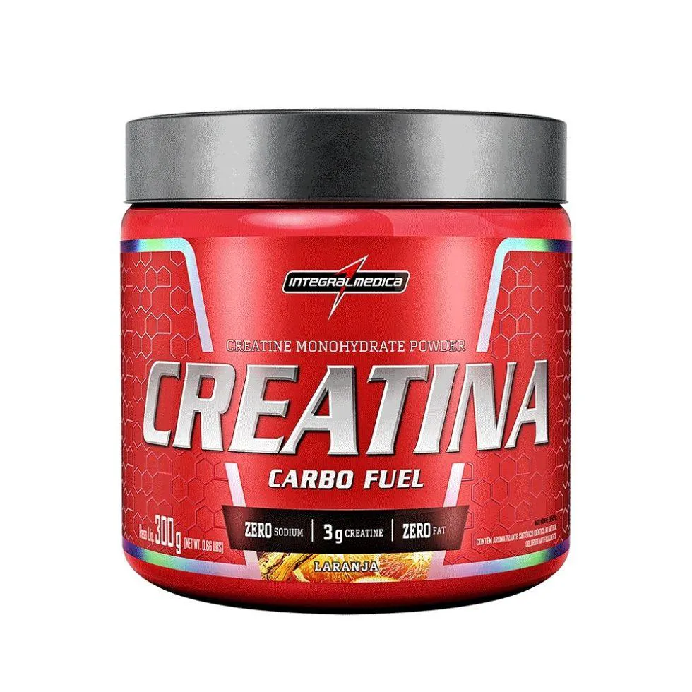 CREATINA CARBO FUEL (300G) - SABOR: LARANJA