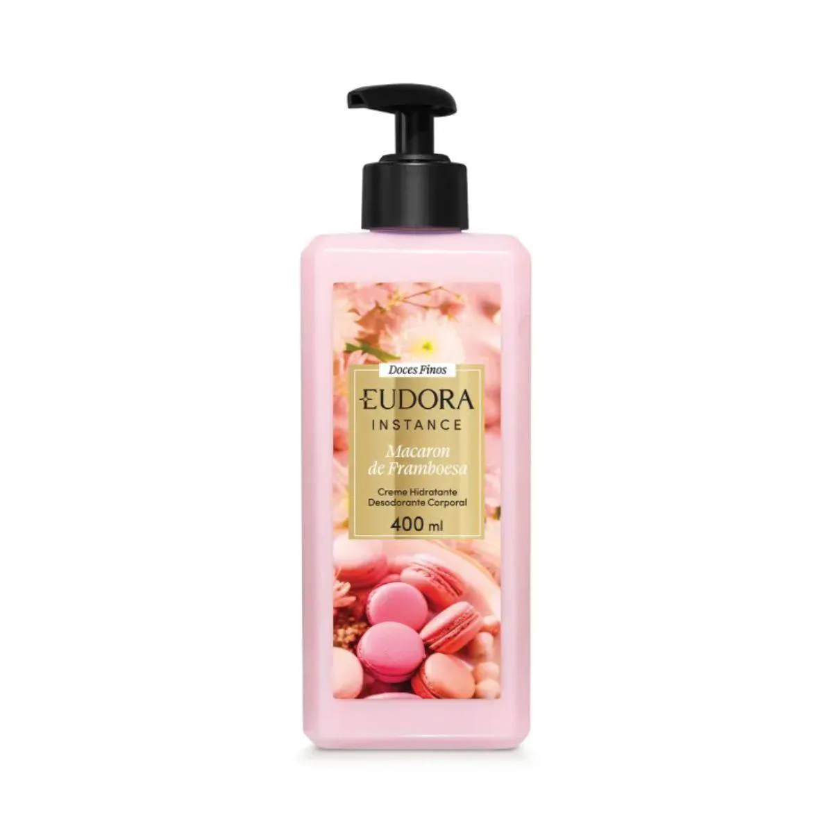 CREME HIDRATANTE CORPORAL INSTANCE MACARON DE FRAMBOESA 400ML