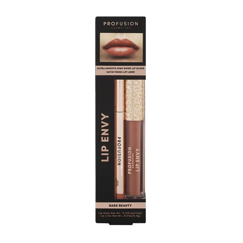 LIP ENVY PROFUSION LIP GLOSS + LÁPIS LABIAL BARE BEAUTY