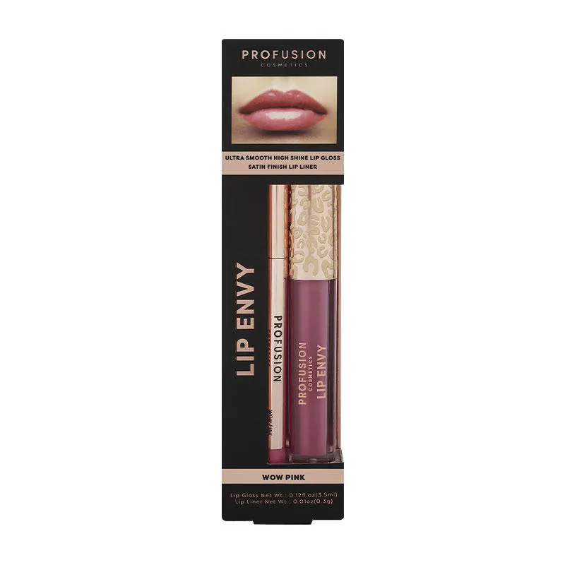 LIP ENVY PROFUSION LIP GLOSS + LÁPIS LABIAL WOW PINK