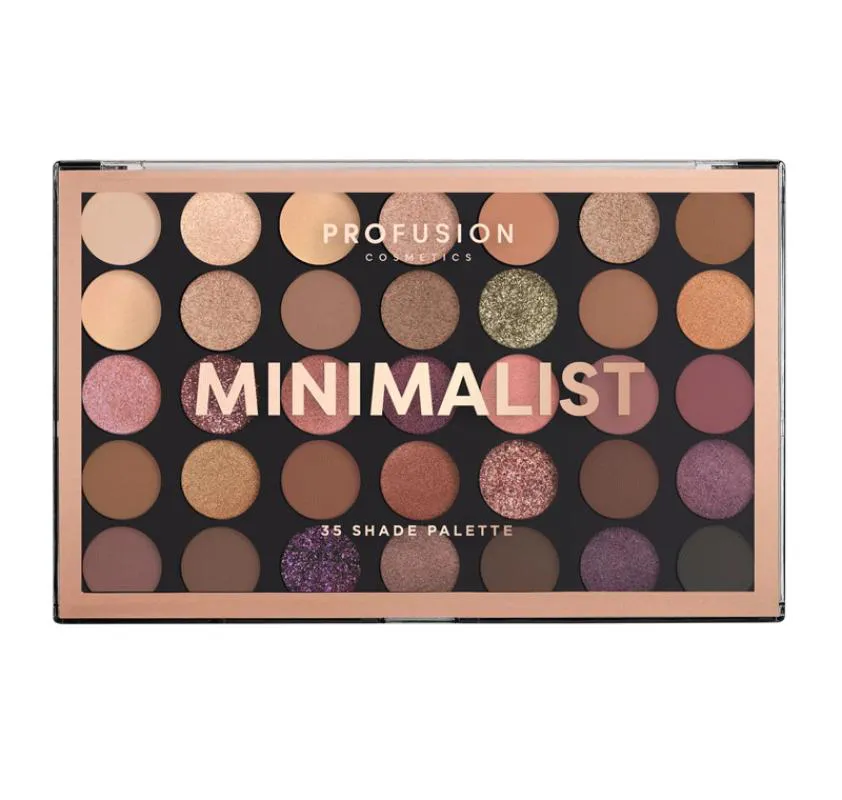 PALETA DE SOMBRAS PROFUSION MINIMALIST 35 CORES