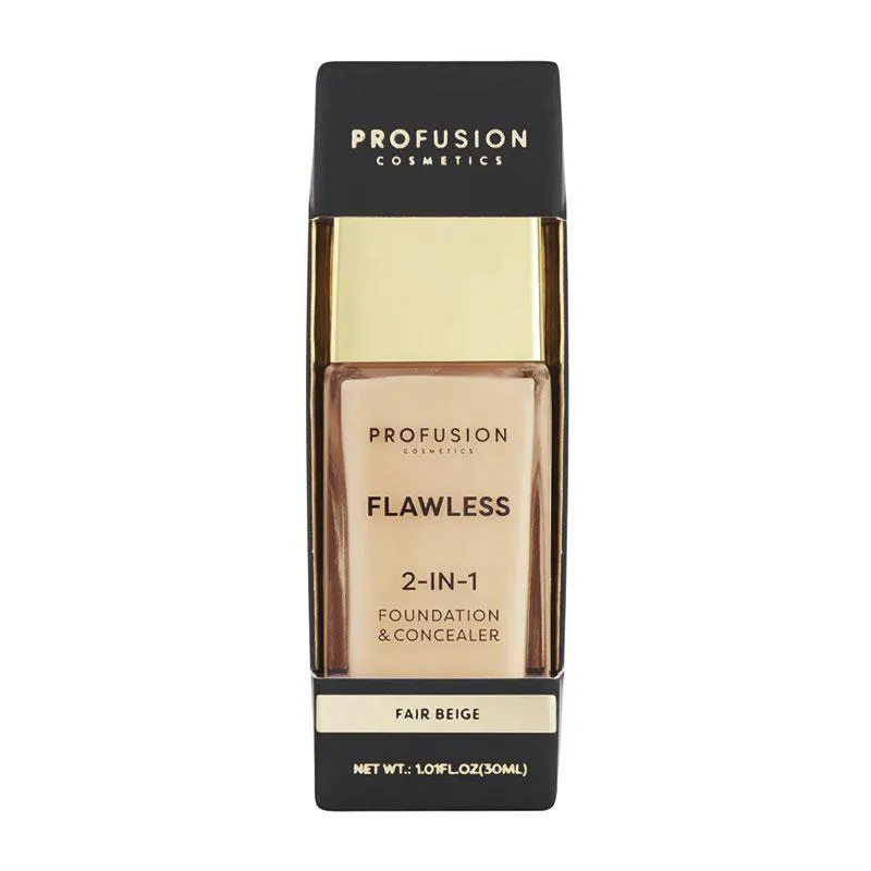 BASE E CORRETIVO PROFUSION 2 EM 1 FLAWLESS FAIR BEIGE