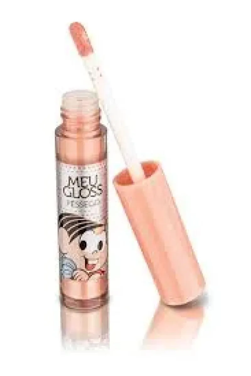 MEU LIP GLOSS TURMA DA MÔNICA PÊSSEGO
