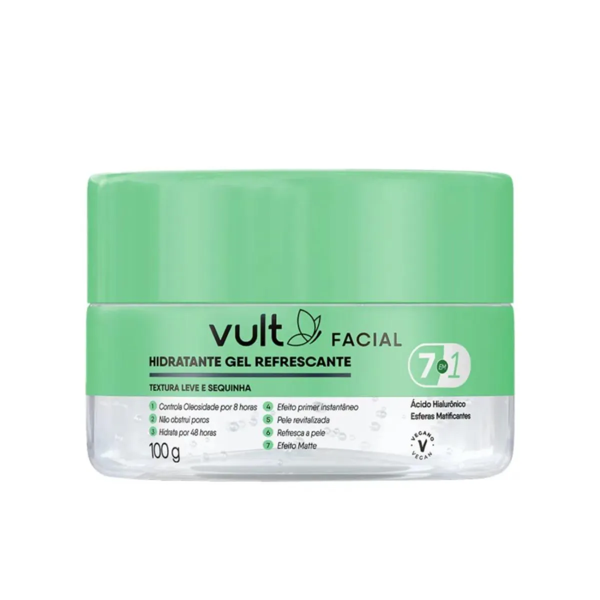 VULT GEL HIDRATANTE FACIAL REFRESCANTE - 100G