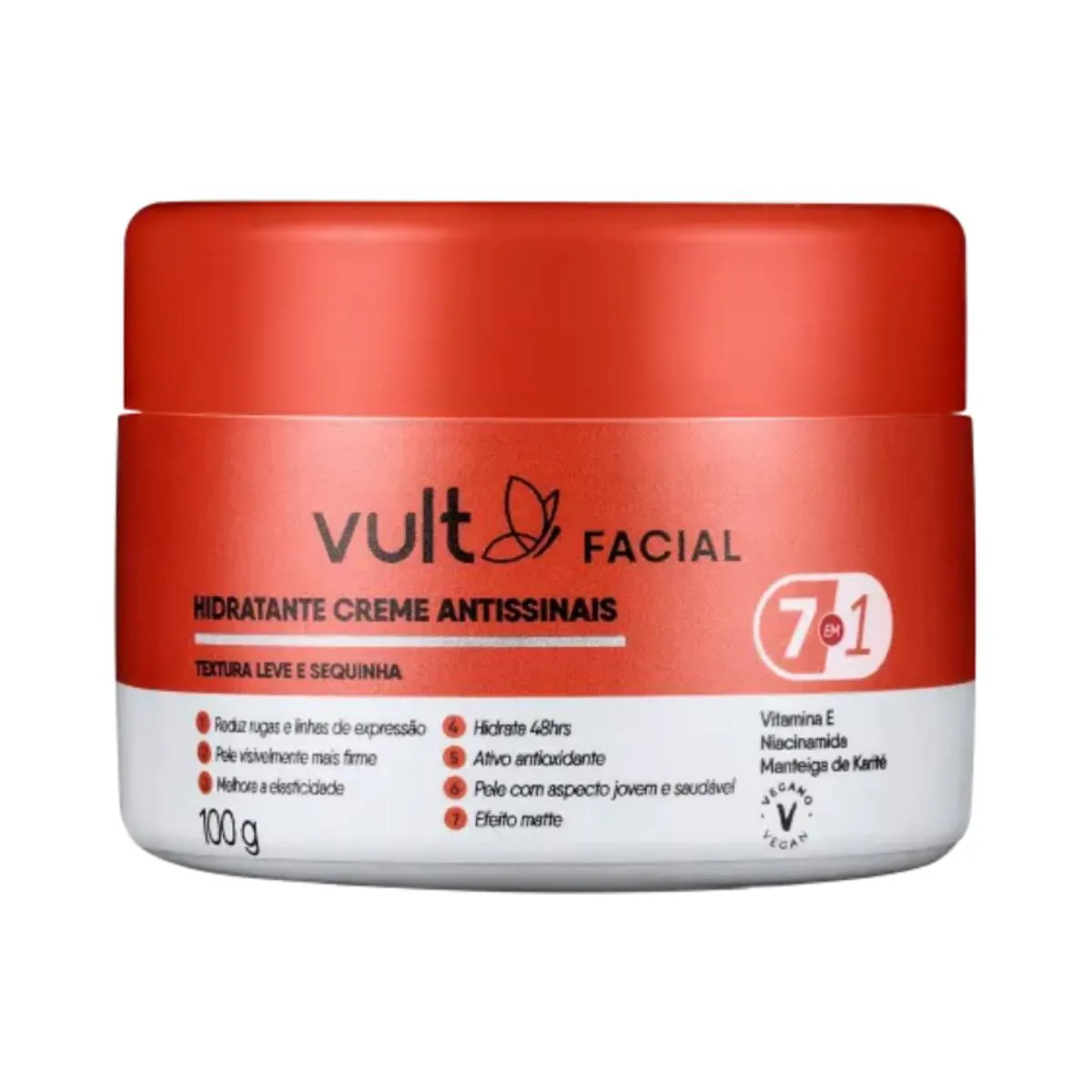 VULT CREME ANTISSINAIS FACIAL - CUIDADOS FACIAIS - 100G
