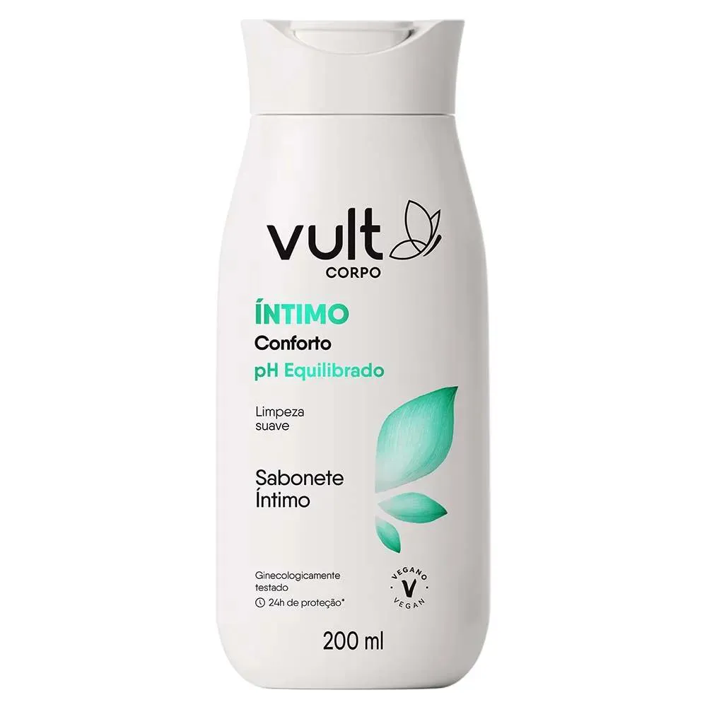 SABONETE ÍNTIMO VULT HIDRALURONIC CONFORTO PH EQUILIBRADO - 200ML