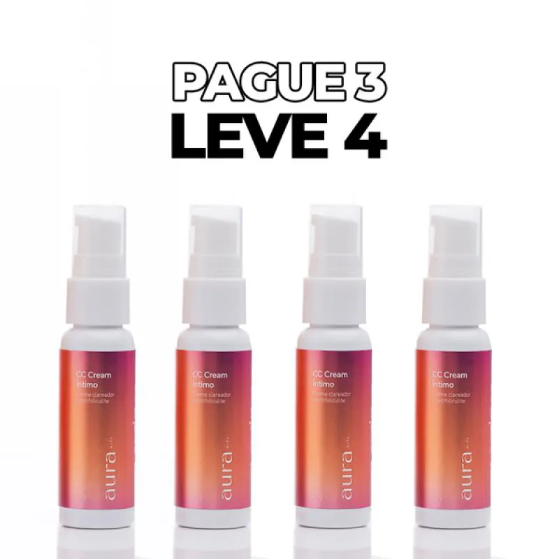 KIT PAGUE 3 LEVE 4 CC CREAM ÍNTIMO AURA