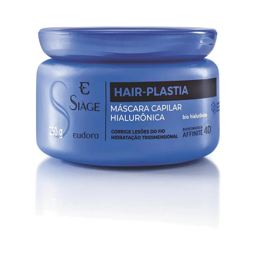 EUDORA SIàGE HAIR-PLASTIA MáSCARA CAPILAR  HIALURôNICA 250G
