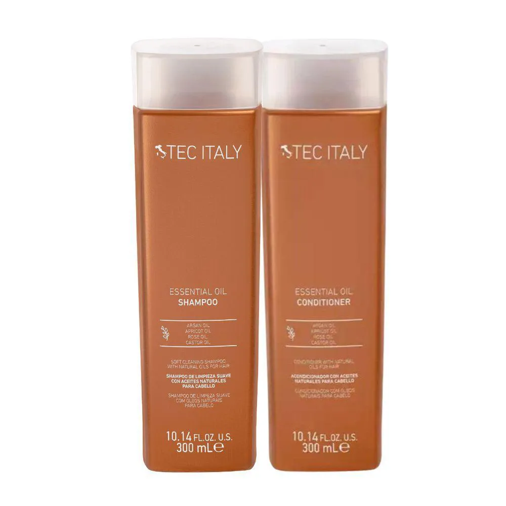 TEC ITALY ESSENTIAL OIL SHAMPOO 300ML + CONDICIONADOR 300ML