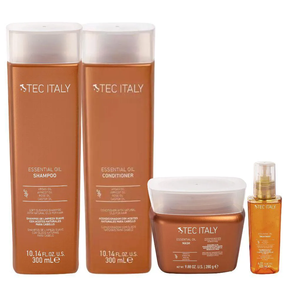 TEC ITALY ES OIL SHAMP+ CONDIC 300ML+ MASC 280G+ OIL 125ML