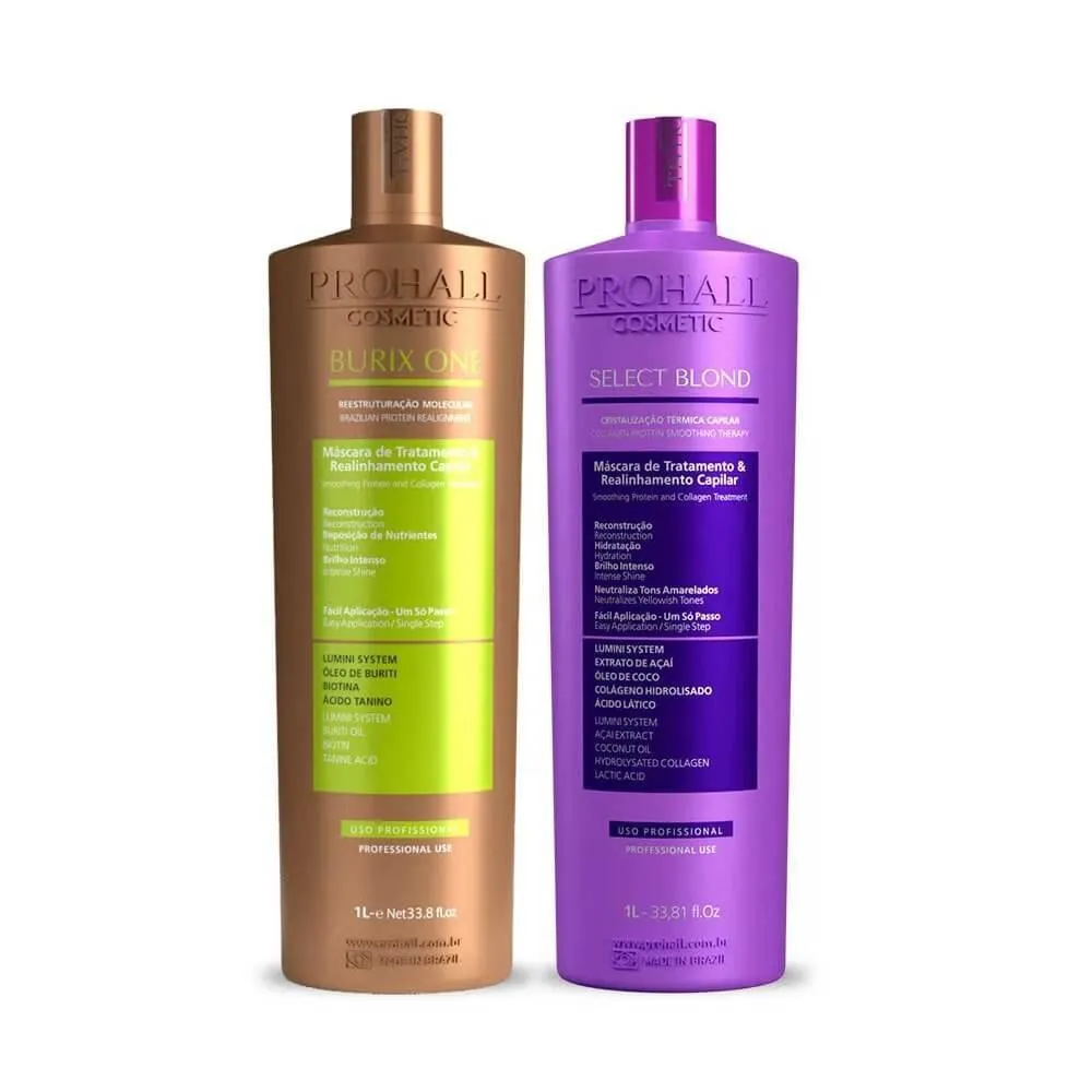 PROHALL KIT BURIX ONE VEGANA + SELECT BLOND 2X1 LITRO