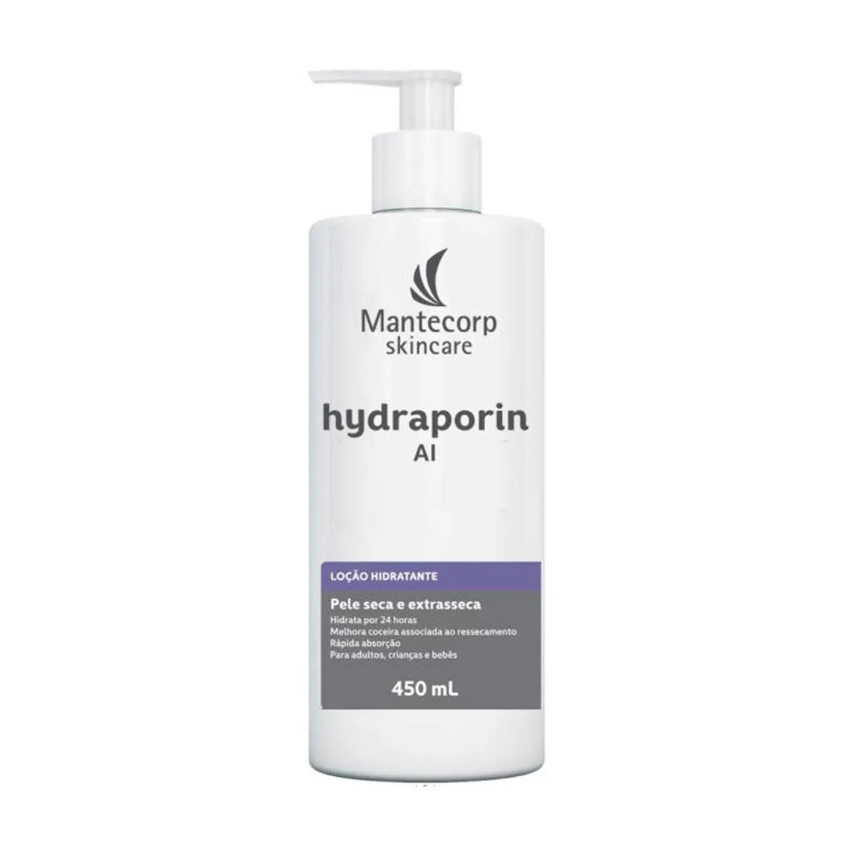 Loção Hidratante Corporal Hydraporin AI Peles Secas 450ml