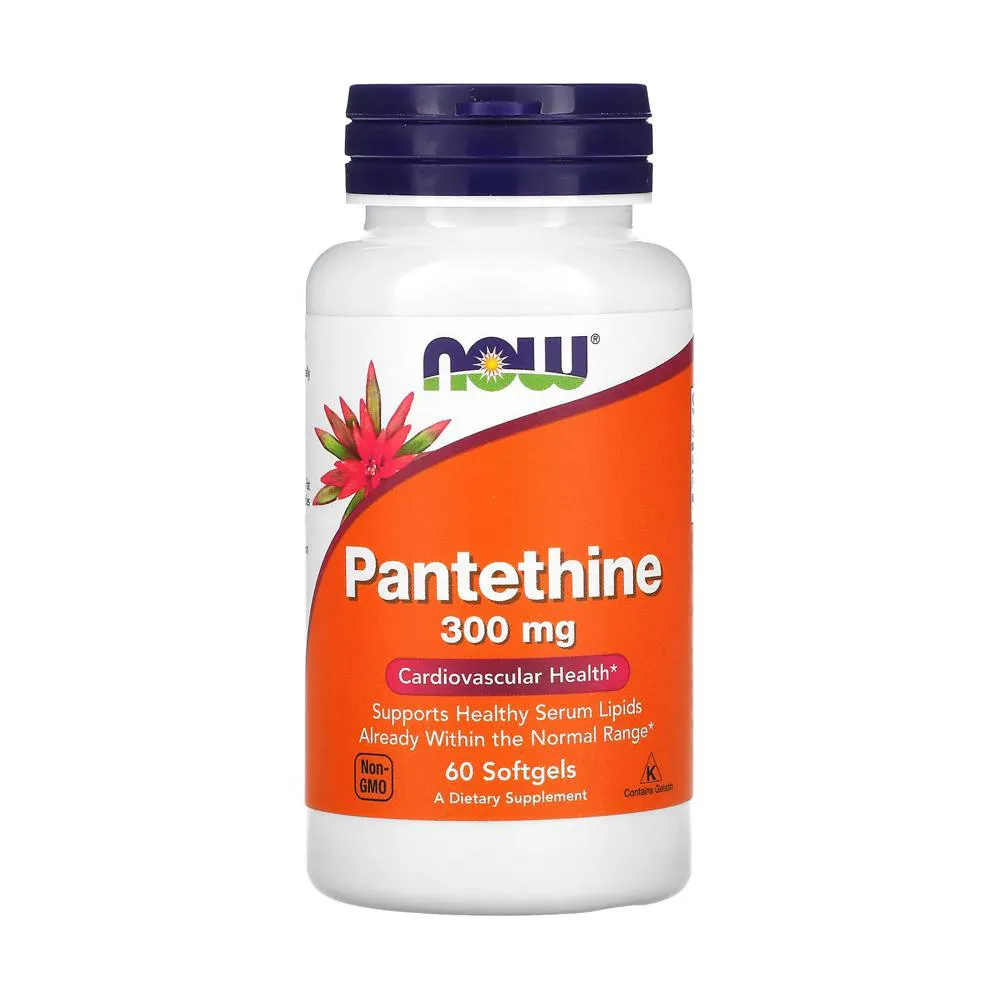 PANTETINA 300MG NOW FOODS 60 SOFTGELS IMPORTADO