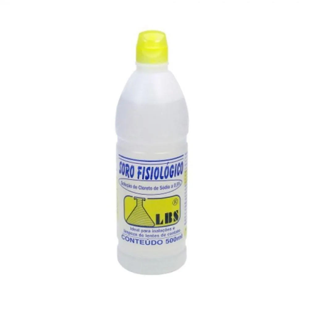 SOLUçãO FISIOLOGICA FRASCO 500ML LBS