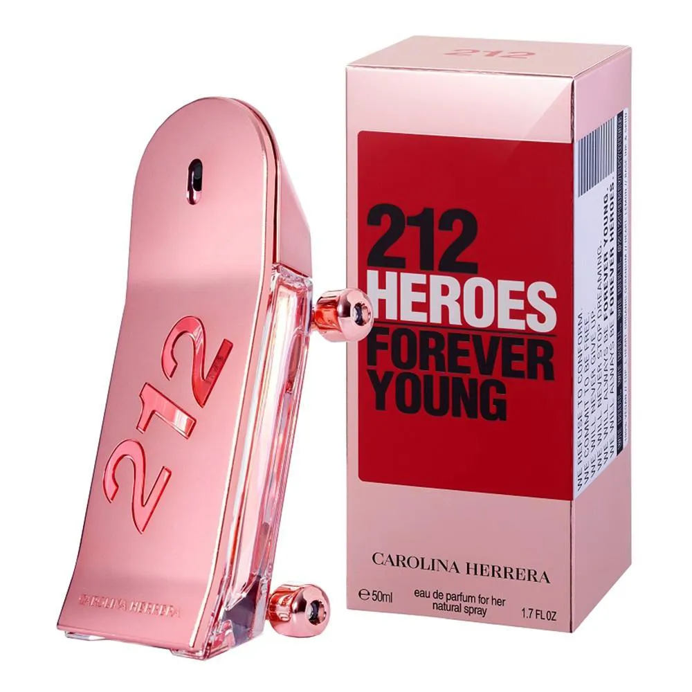 CAROLINA HERRERA 212 HEROES EAU DE PARFUM 50ML FEMININO