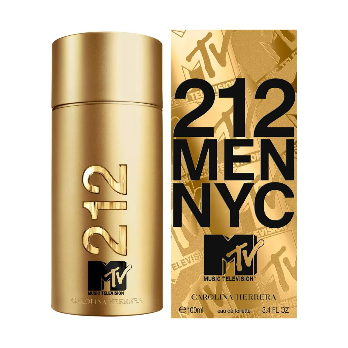 CAROLINA HERRERA 212 MEN MTV EAU DE TOILETTE 100ML MASCULINO