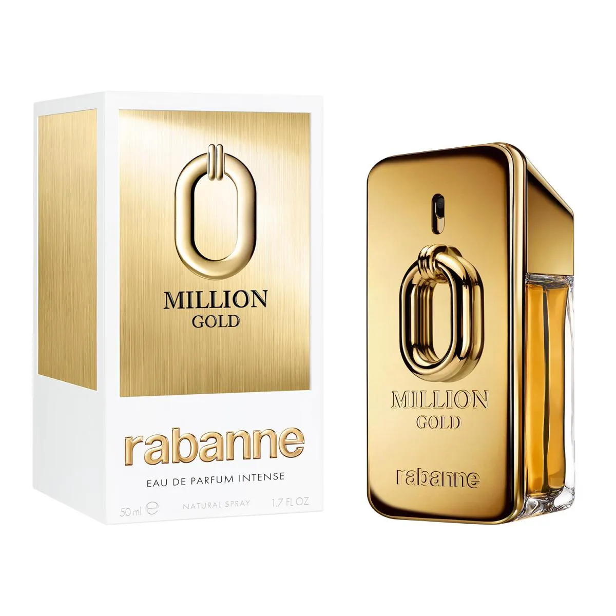 RABANNE MILLION GOLD EAU DE PARFUM INTENSE 50ML MASCULINO